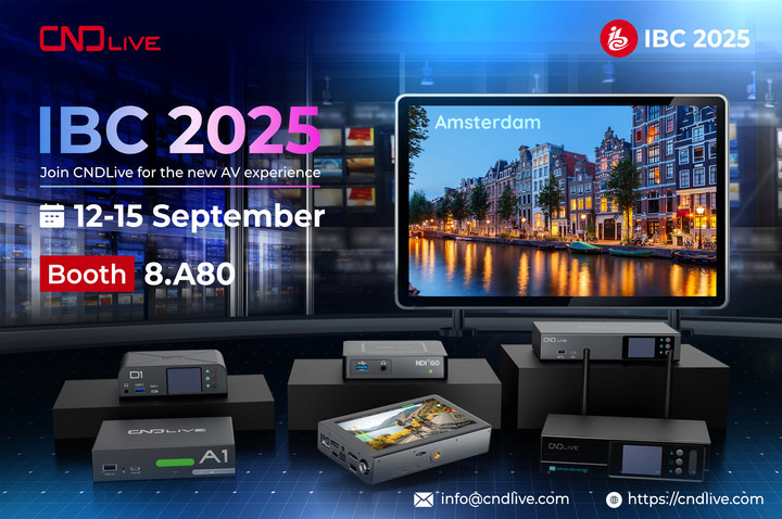 Join CNDLive at IBC Show 2025 | CNDLive